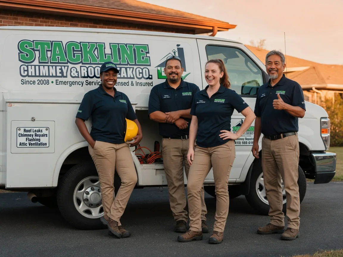 Chimney flashing repair company in Kirby, OH